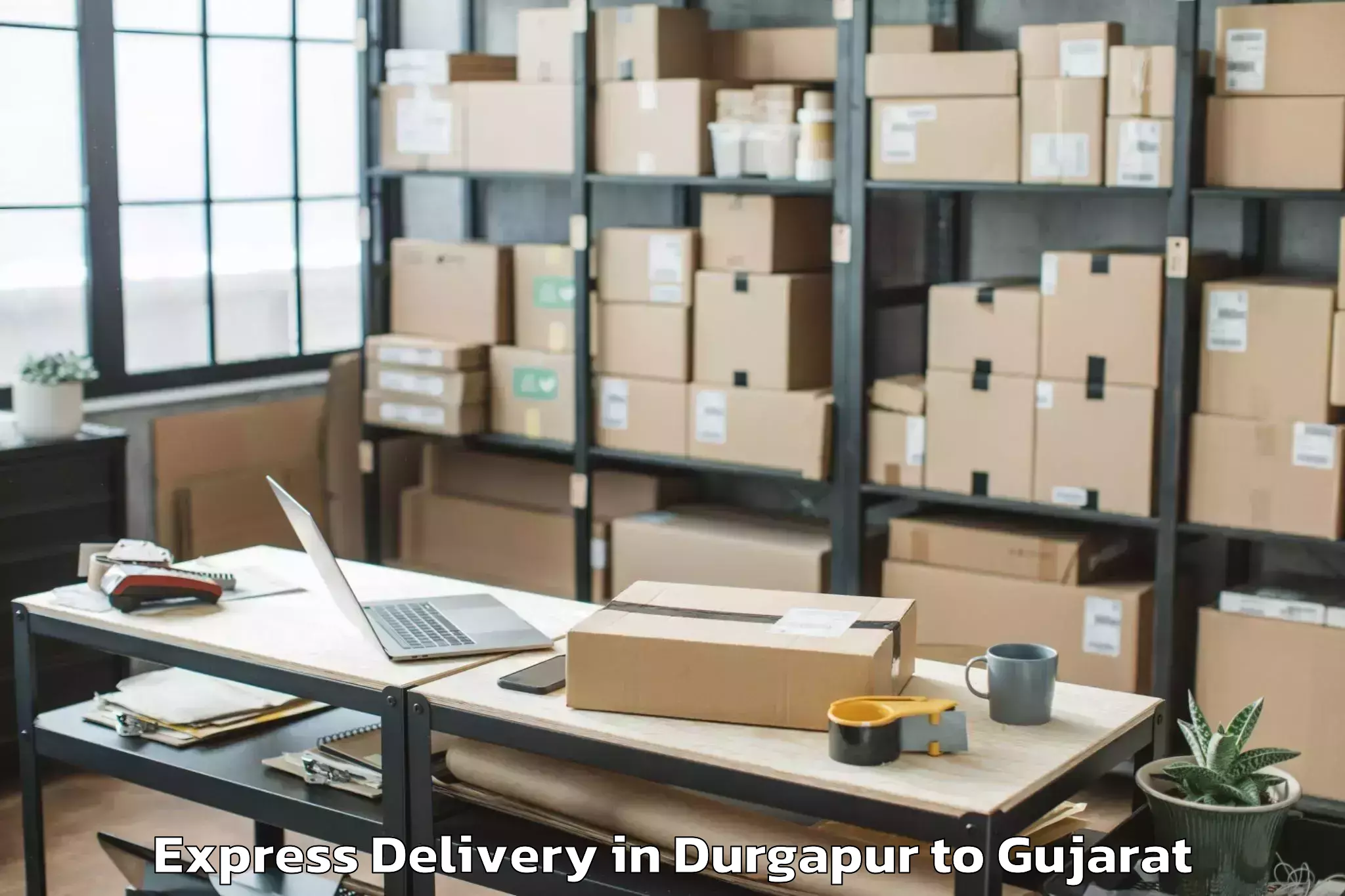 Top Durgapur to Kalol Express Delivery Available